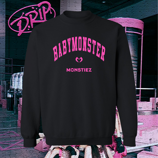 "Babymonster Drip" College Style Sweatshirt