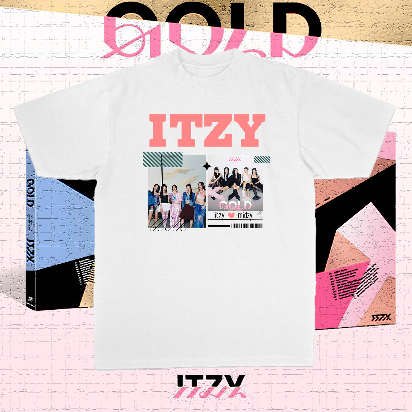 "ITZY Gold v.1" Max Heavyweight Tee