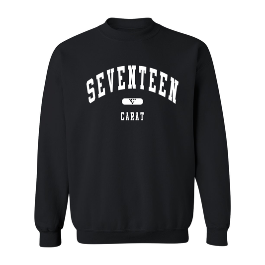 "Seventeen" College Style Sweatshirt